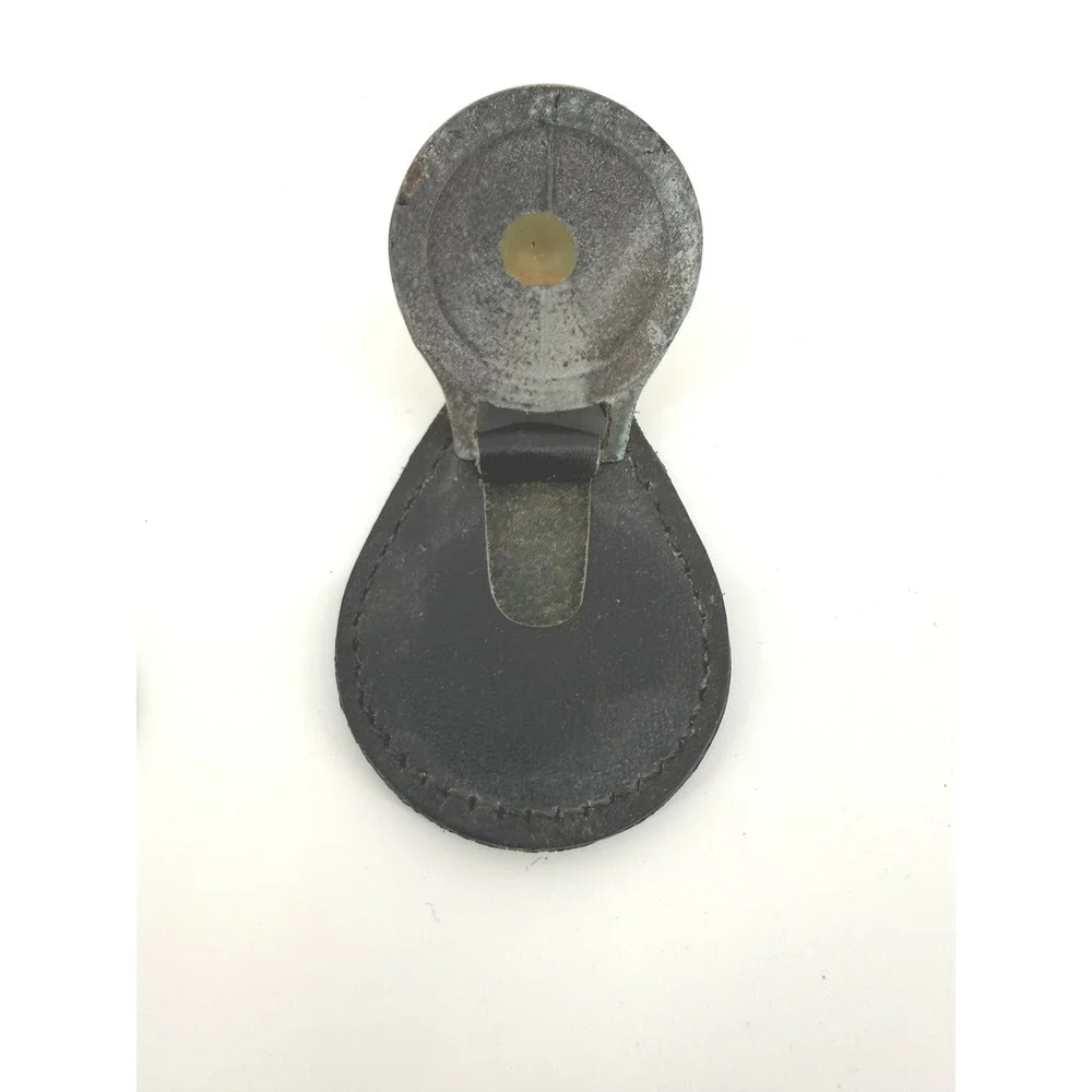 Vintage Masters Tournament Keychain OS Leather Gold Black Golf Memorabilia